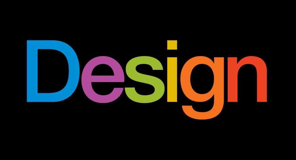 Colorful Text "Design"