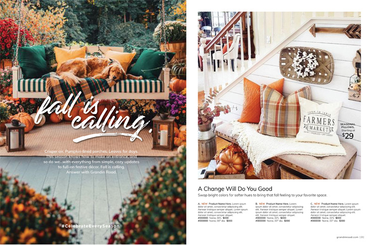 Grandin Road Catalog 2022
